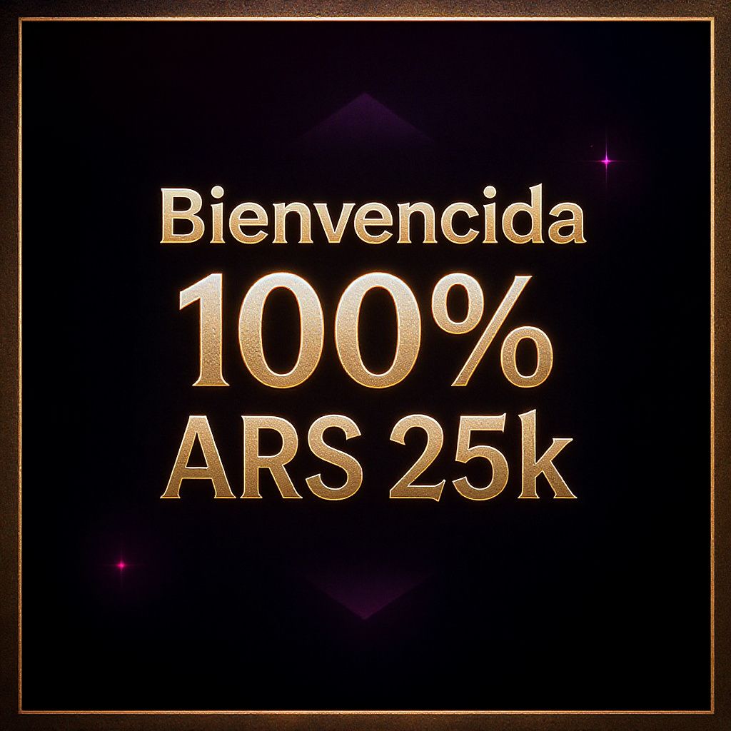 Bienvenida 100% hasta ARS 25k